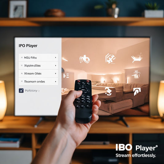 IBO Player Playlist setup screen
