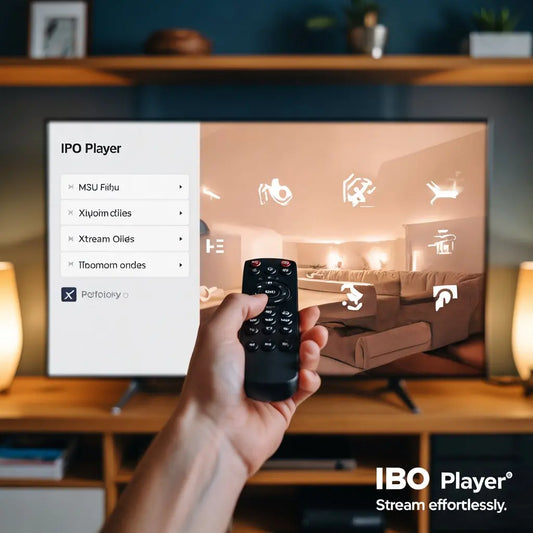 IBO Player Playlist setup screen