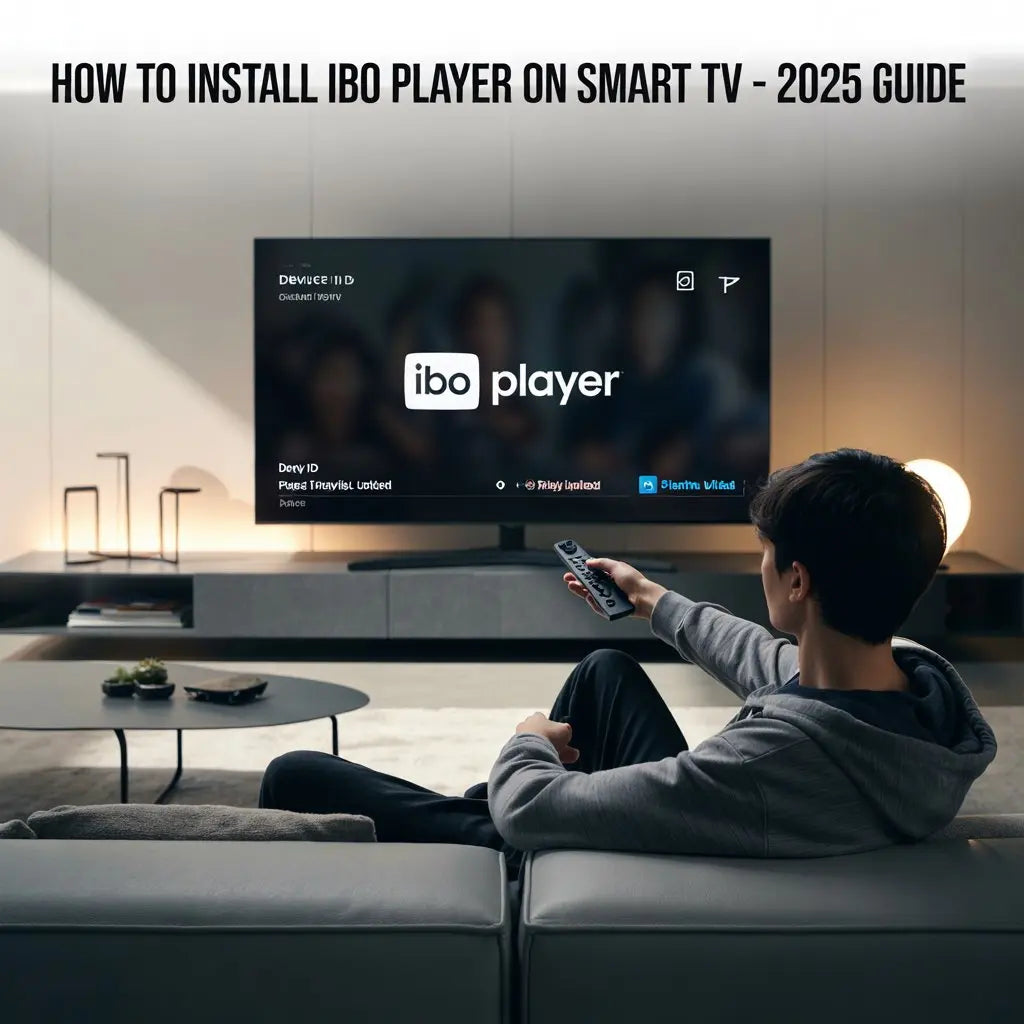 install IBO Player on Smart TV Samsung