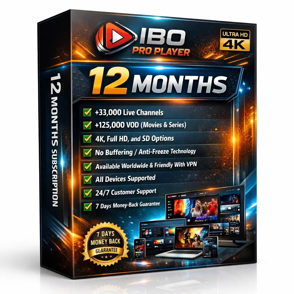 IBO Player 12 Month Plan – Annual subscription Ma boutique